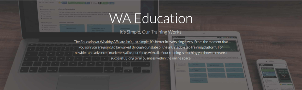 Wealthy Affiliate Education